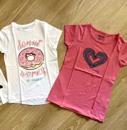 T-shirts 8/10 anos