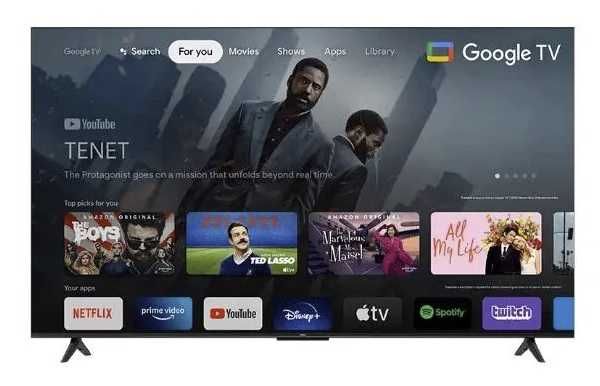 Telewizor TCL 50V6C:  4K, Bluetooth, Wi-Fi, Android TV, HDMI 2.1