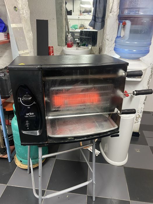 Grelhador a gaz sem fumo