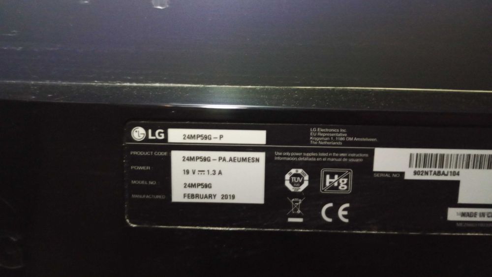 4x monitory, zepsute, uszkodzone matryce