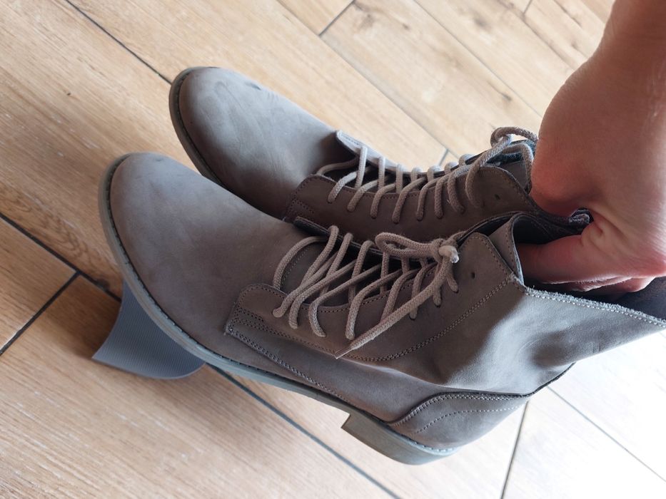 NOWE trzewiki botki szare 39 But Exquisite