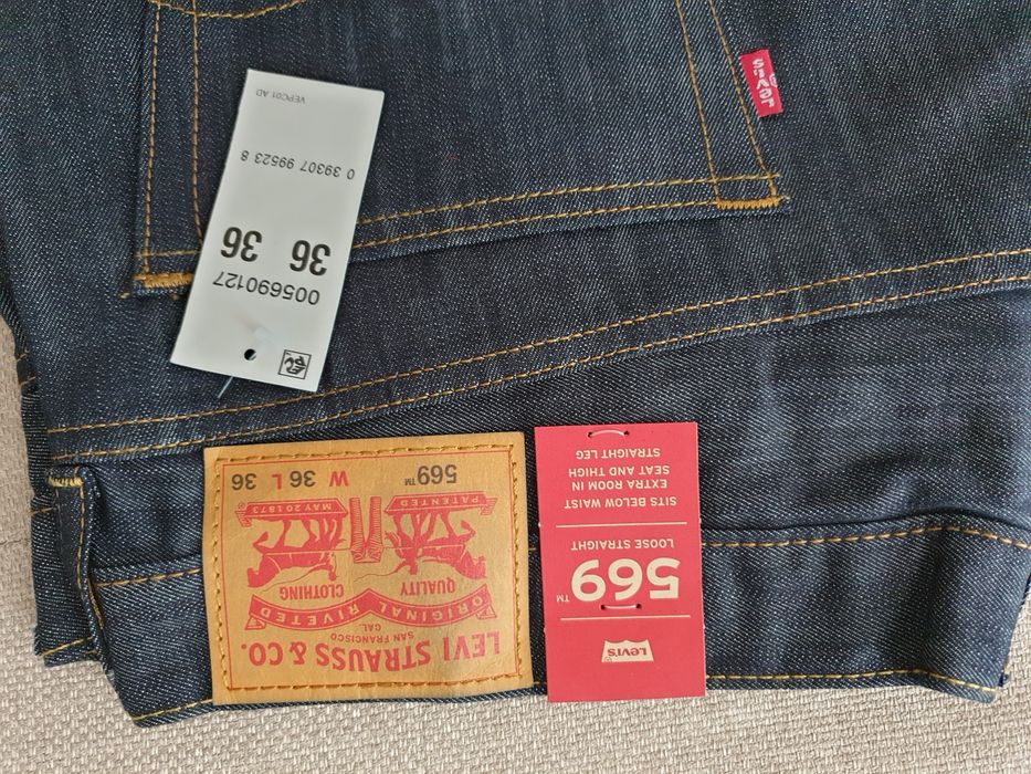 Чоловічі джинси Levi's 569 Loose Straight Fit Men's Jeans.