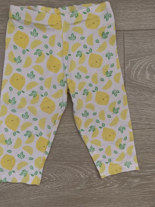 Legginsy 3/4 lupilu w cytryny rozm. 116