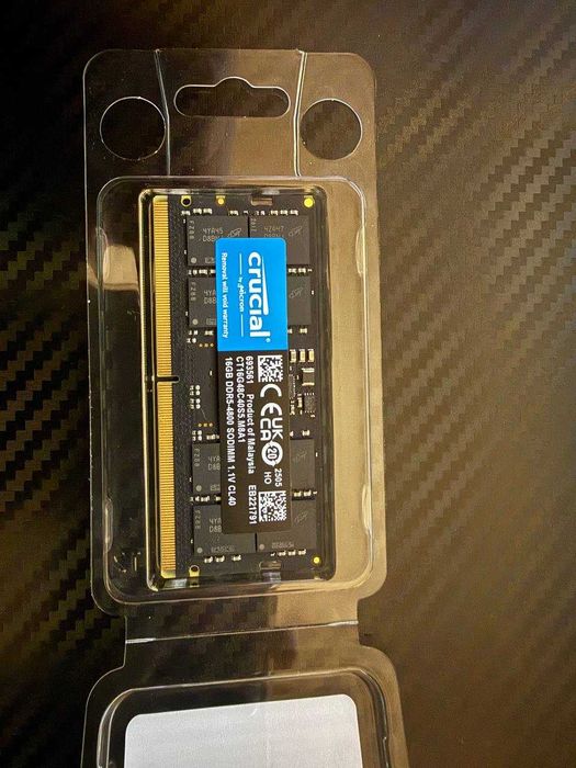 Оперативна пам'ять Micron Crucial DDR5-4800 SODIMM 16 GB