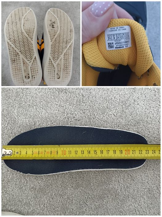 Buty chłopięce Reebok. Rozmiar 34,5. Wkładka 23 cm.