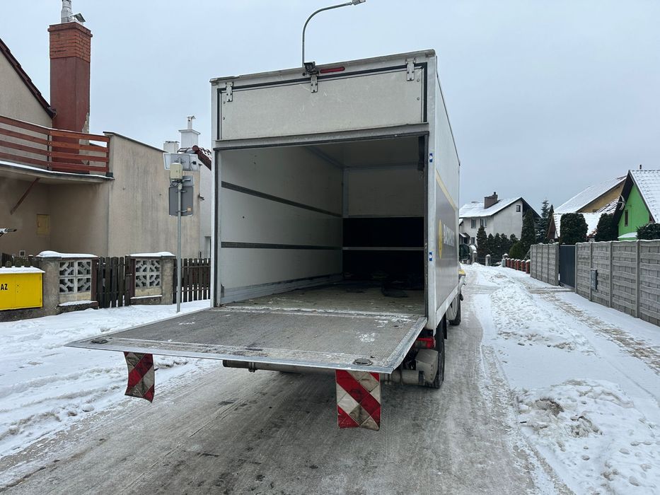 Kontener z winda vw crafter
