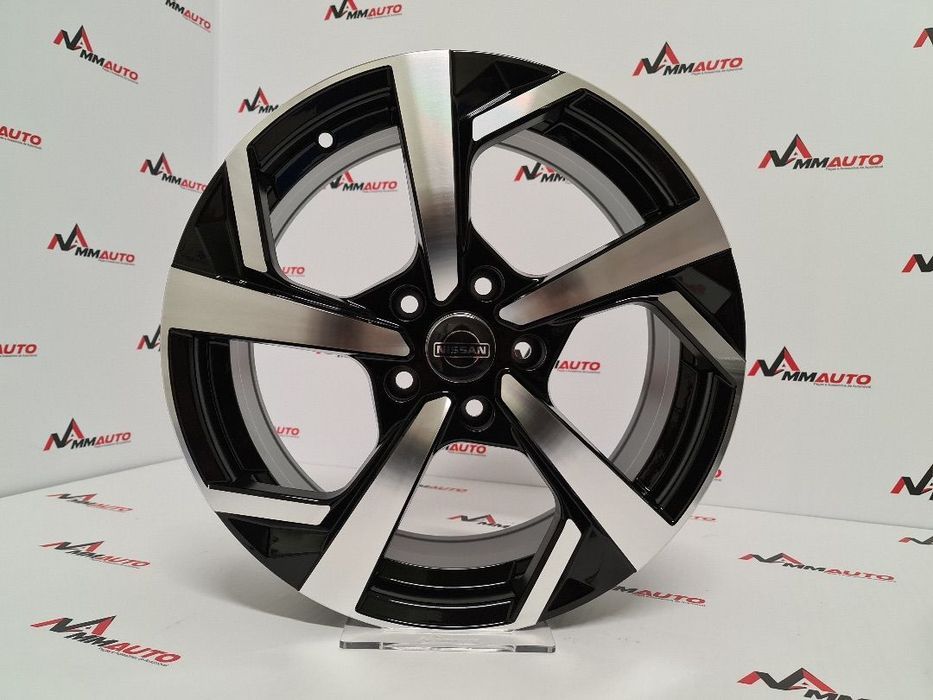 Jantes Look Nissan Juke Preto Polido 17