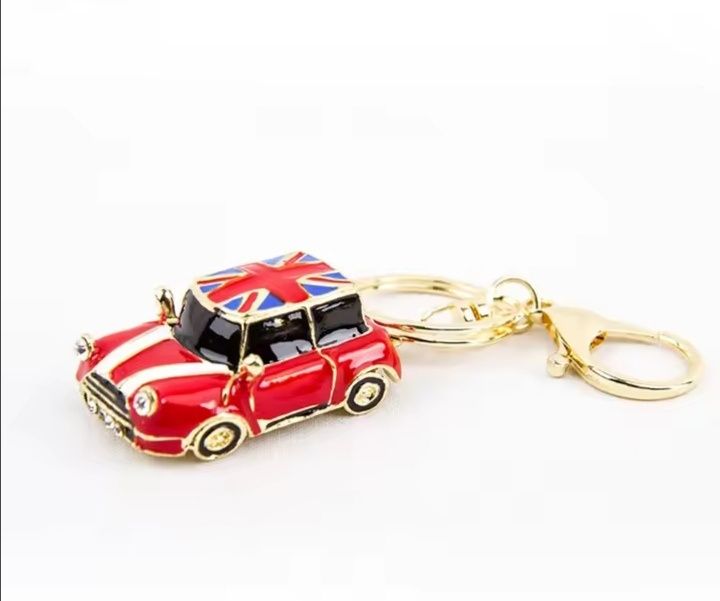 Porta chaves Mini Cooper design Union Jack Flag