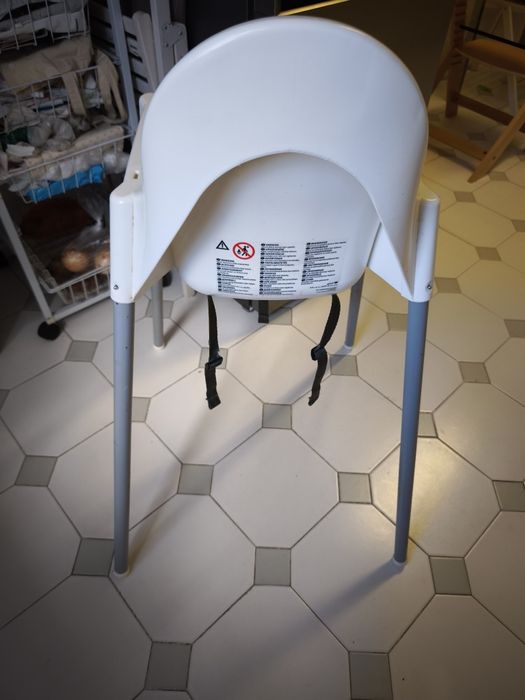 Cadeira refeição bebé IKEA antílope portátil criança família cozinha sala tabuleiro