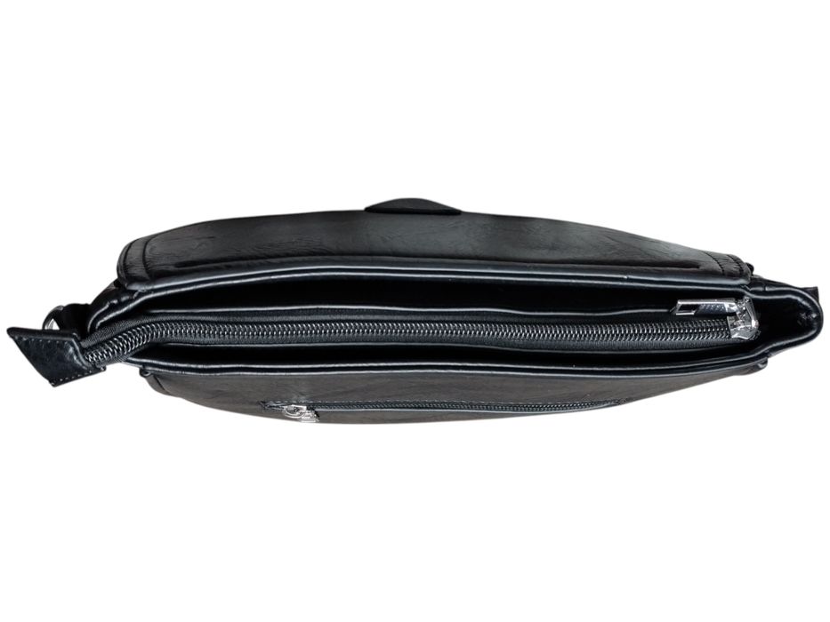 Torebka Damska, Modna Listonoszka Na Ramię, Czarny, Miejska A5