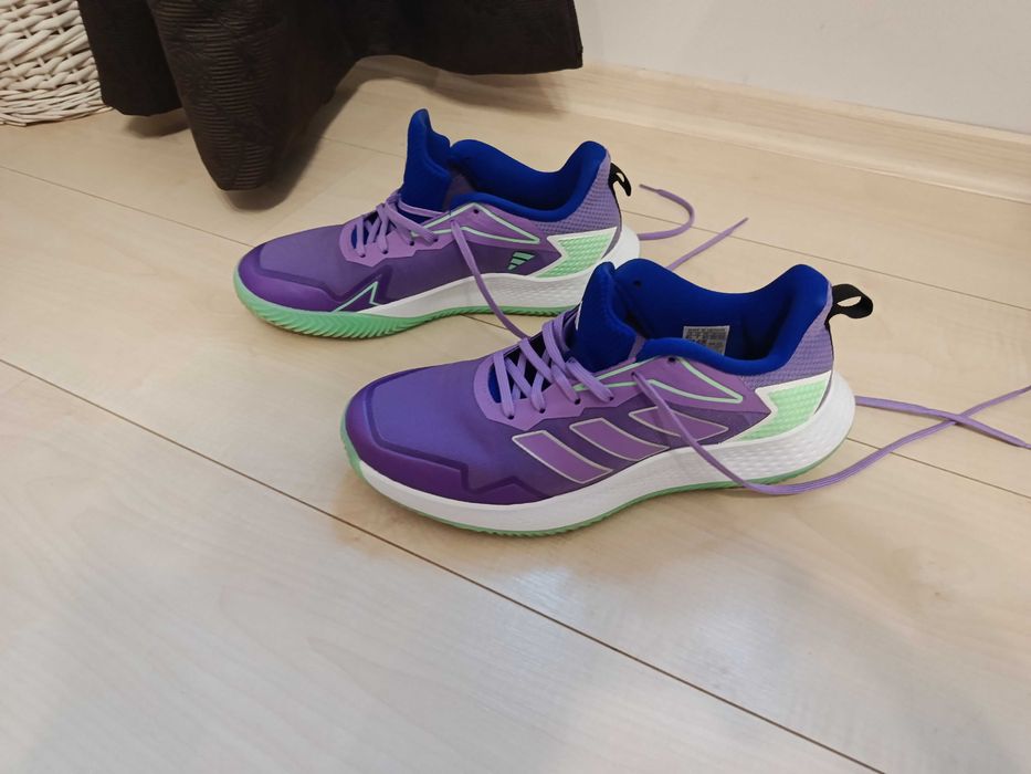 Buty do tenisa damskie Adidas Defiant Speed W Clay r. 40 i 2/3 25,5 cm jak nowe