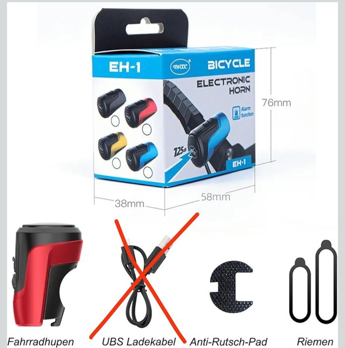 Klakson elektryczny do roweru lub hulajnogi
