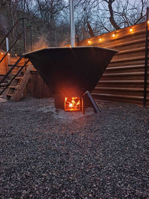 Чан Баня на дровах в Черкасах біля Дніпра