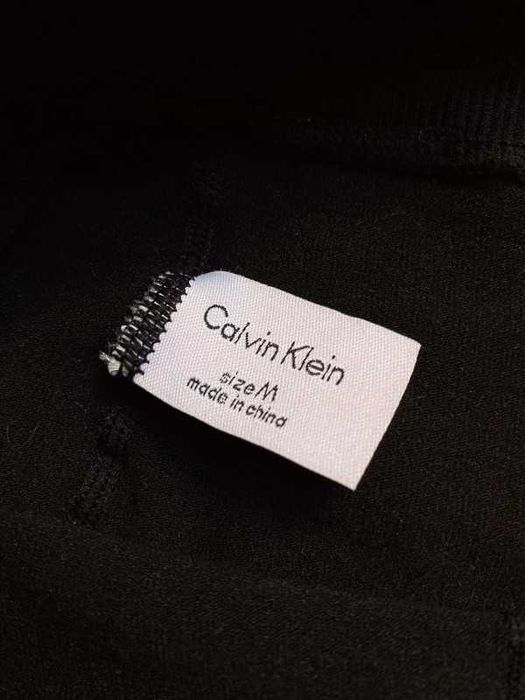 Czarne leginsy getry legginsy calvin klein rozmiar m z napisem