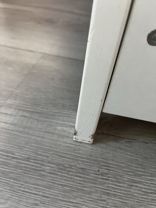Łóżeczko dzieciecięce 120x60 białe z materacem
