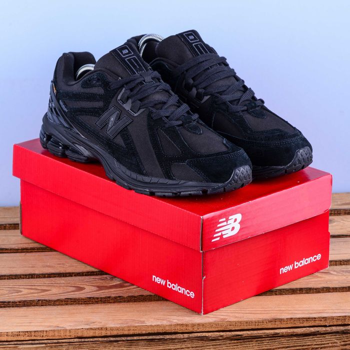 (2430) Термо осінь-зима кросівки New Balance 1906R чорні з сірим (41-46) нб ню беленс NB