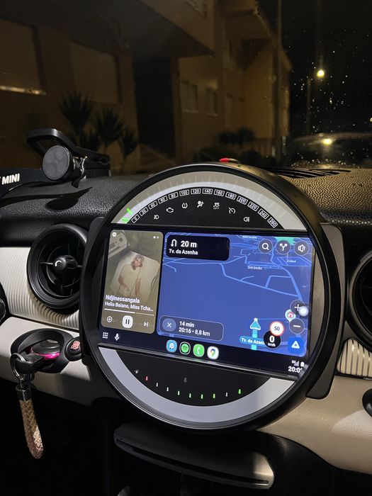 Radio Mini Cooper 2006/2015 carplay Bluethoot Android Auto