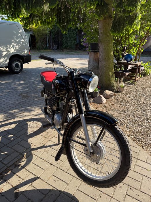 WSK 125 dwuramówka - W pełni sprawna, białe tablice