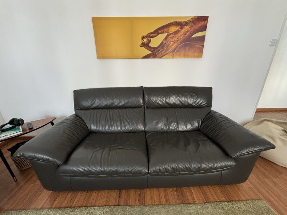 Sofa de pele da Chateau d'Ax