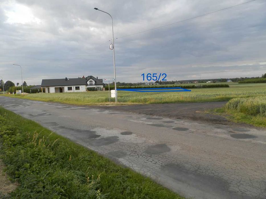 działka budowlana 1000m2 w Łęcznej, osiedle Kol. Trębaczów