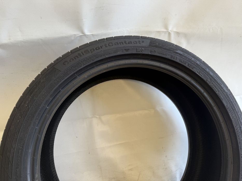 225/40/18 Continental ContiSportContact 5 MO 92Y 2022R