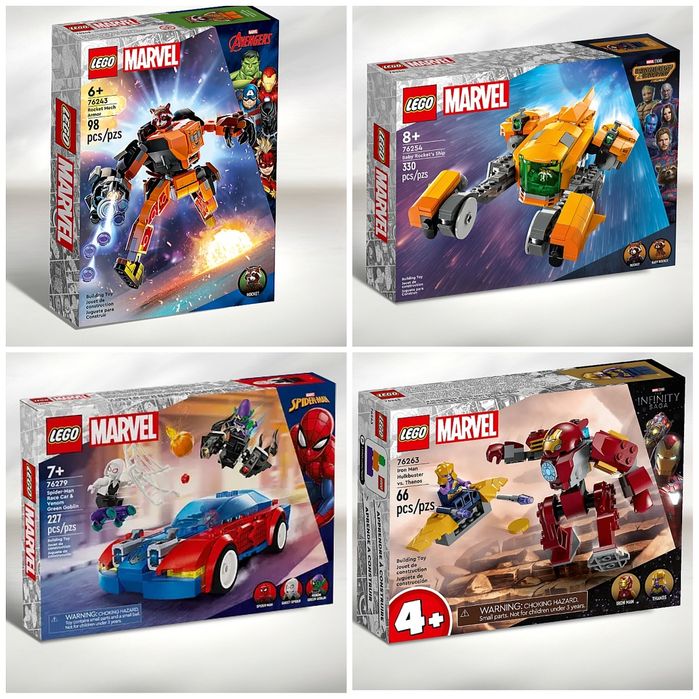 НОВІ 11 наборів lego Marvel Super heroes лего Марвел месники avengers