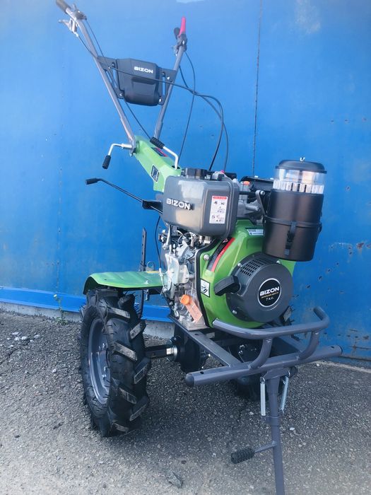 Дизельний мотоблок Бізон 1100А 3 люкс КПП 3+1( понижена передача)