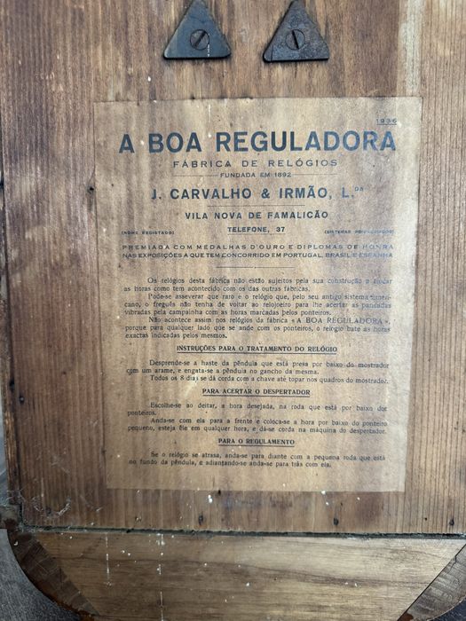 Relogio de pendurar antigo