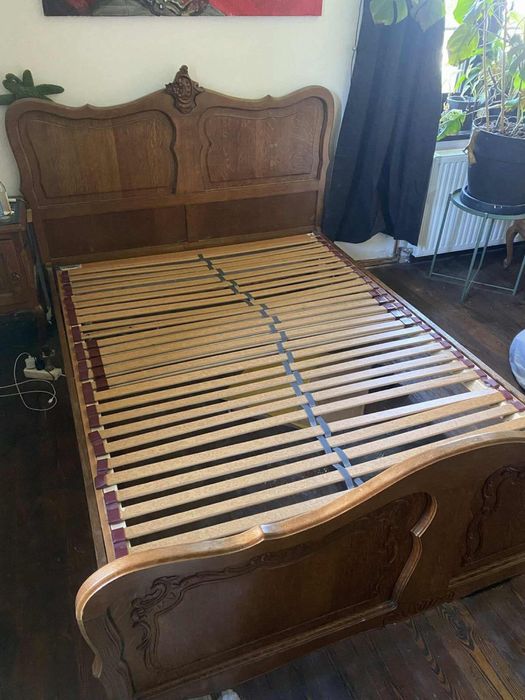 Zestaw mebli ludwik ludwikowskich dąb szafa toaletka łóżko