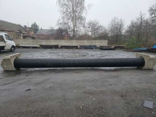 Przepust, Mostek 300(780), zestaw ( rura + ścianka skośna betonowa)