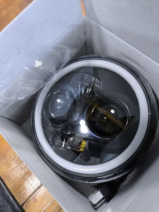 ФАРА  LED 5,75" H4 Альфа Дельта Ява ІЖ ИЖ  ВАЗ-2106