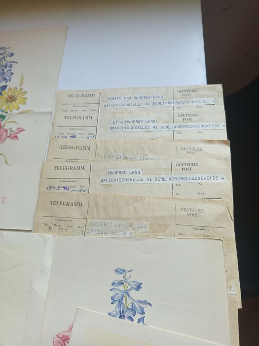 Stare,lata 1950-60 okolicznościowe Telegrafy