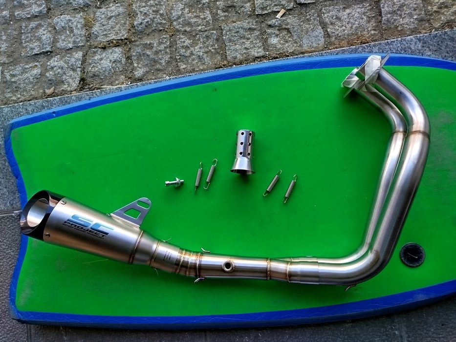 Yamaha MT 07/ MT 07 tracer (conjunto de ponteira e coletores )