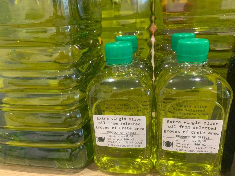 5 л - оливкова олія екстра вірджин, Крит, Греція (в наявності)