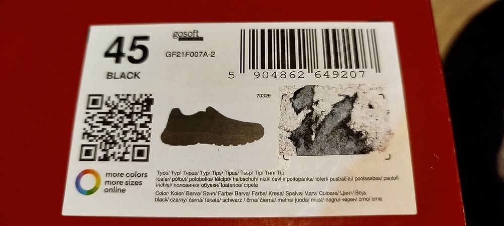Buty męskie czarne