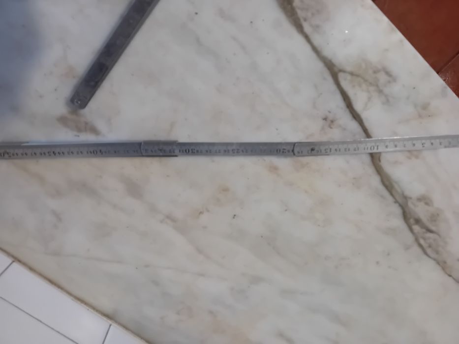 Conjunto de 2 Réguas e 2 Metros Articulados Antigos