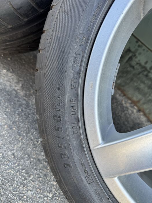 Dunlop SP Sport 235/50R18 5,5-6мм диски Rondell  R18 0029