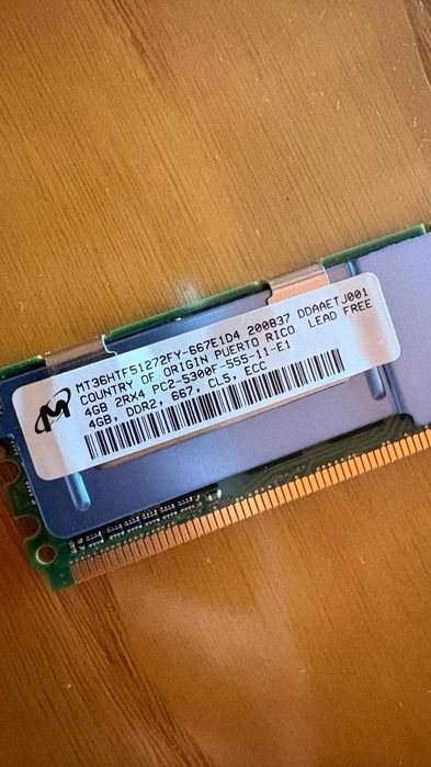 Lote 40 memórias RAM DDR2 servidor FB-DIMM ECC