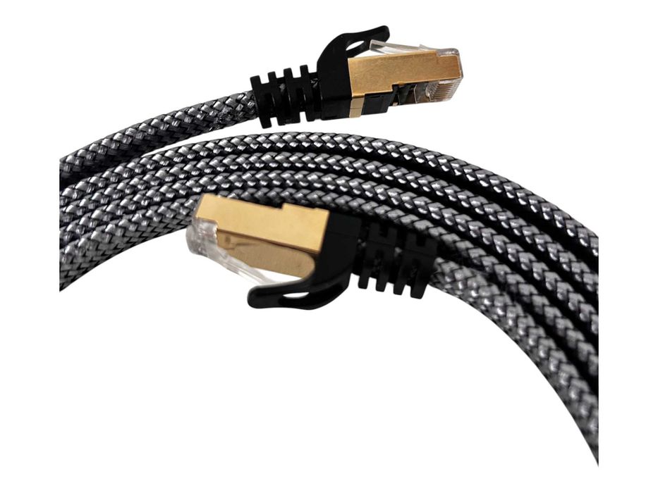 Kabel internetowy RJ45 3m Cat8 Płaski Splot 351