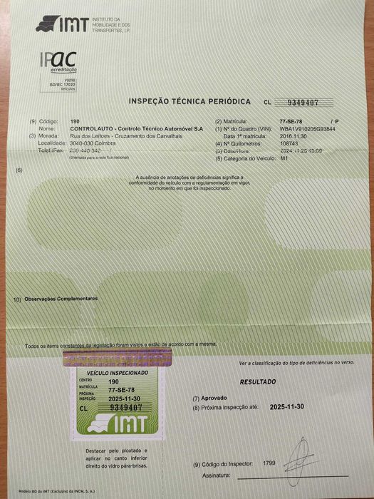 BMW 116d, muito bem estimado