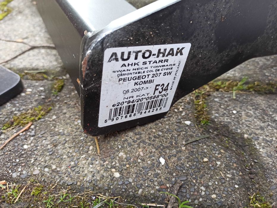 Hak do Peugeot 207 SW / kombi