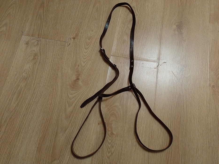 Кожаная портупея (ремень) для хранения и переноски плащ палатки новое