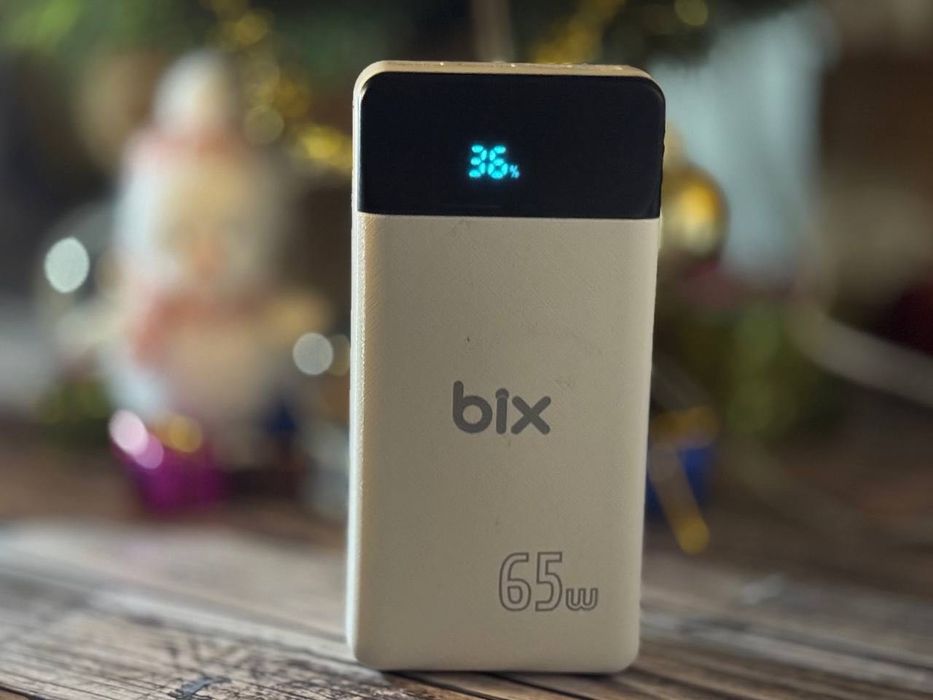 Павербанк для ноутбука новий BIX 30 000 mah 65w Powerbank для MacBook