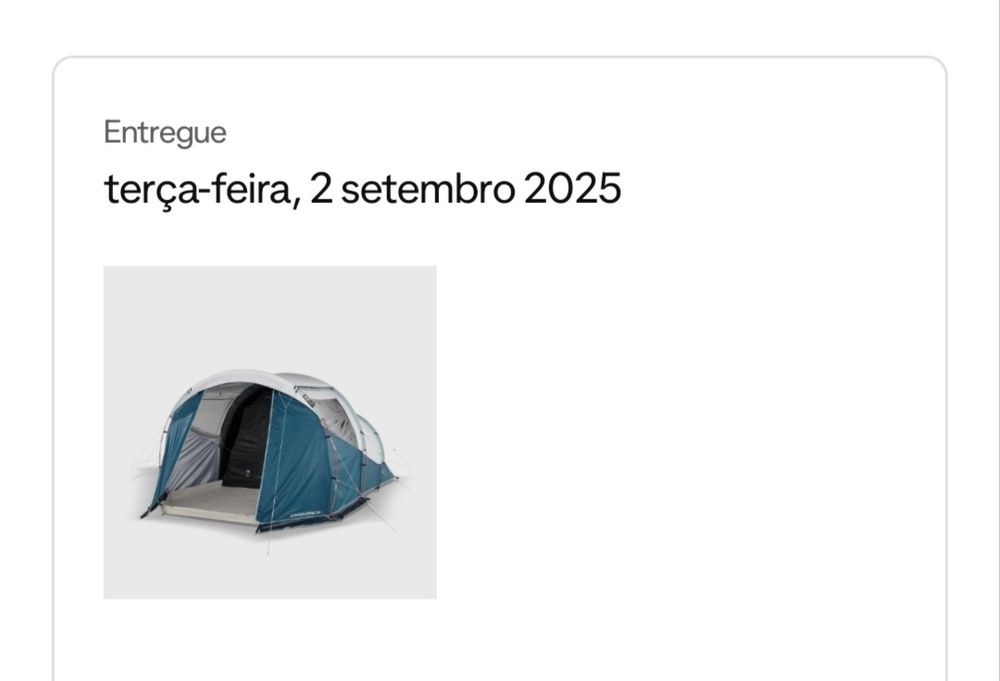 Tenda para 4 pessoas com sala. Sistema refrigeração e escuridão
