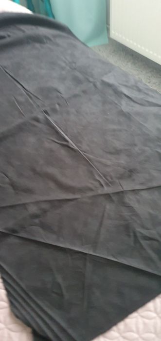 Tkanina welur dwustronna 100x150cm czarny
