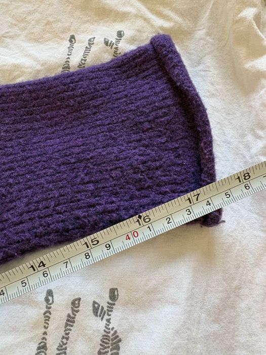 Fioletowy kardigan z domieszką wełny Medicine XS oversize