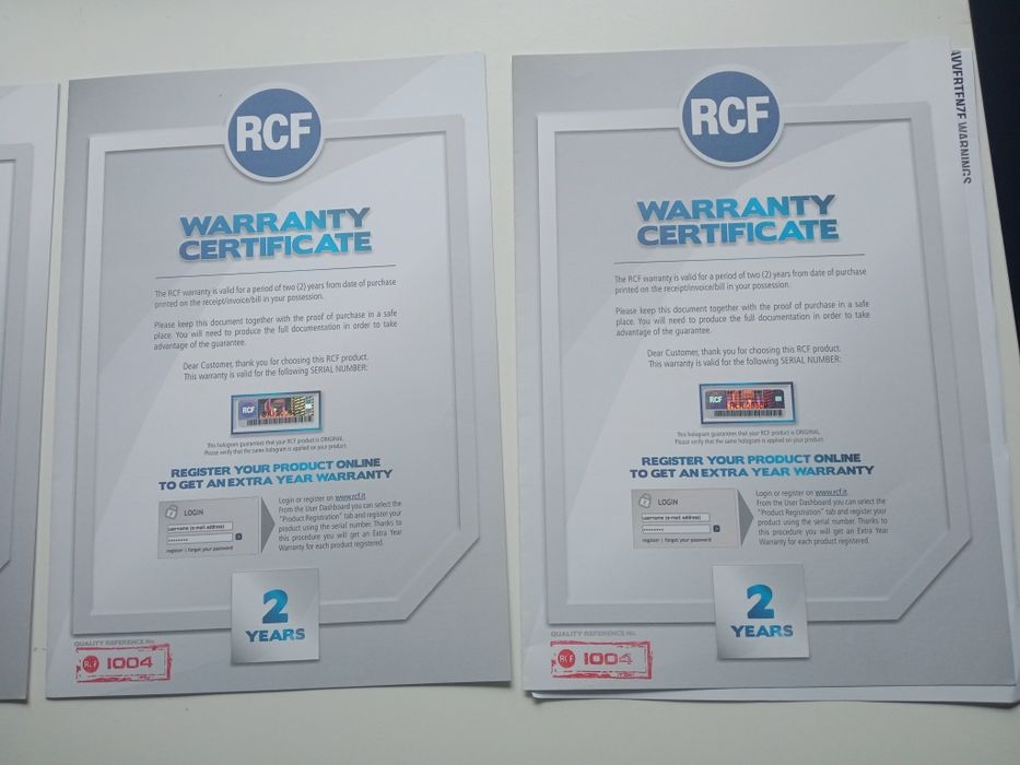 System Rcf Hdl 6 a