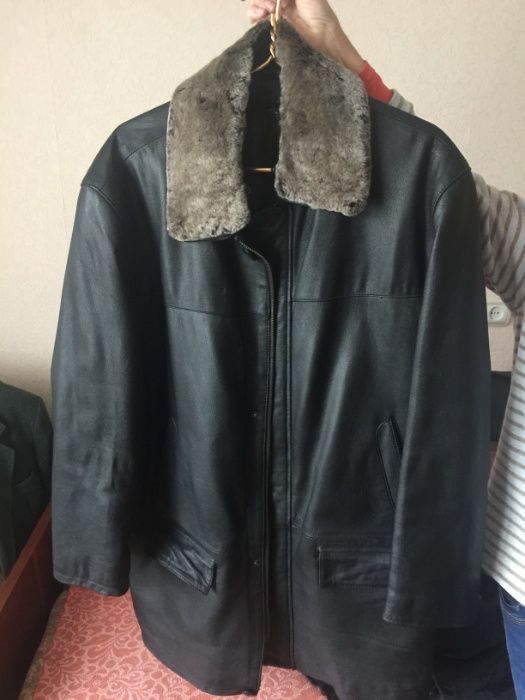 Куртка мужская кожаная