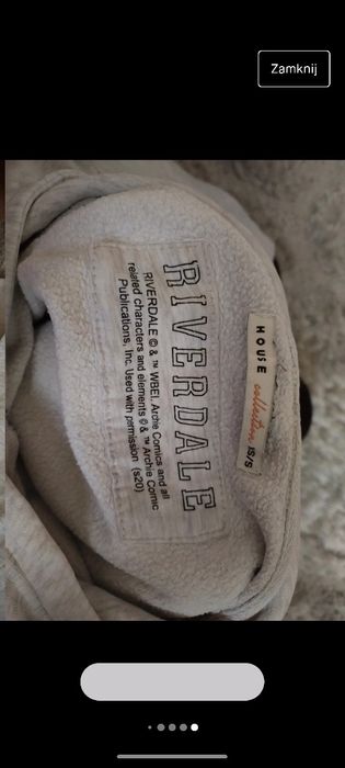 Bluza szara z kapturem riverdale house