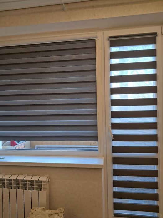 Тканеві ролети-рулонні + день ніч ролети в наявності під замовлення!